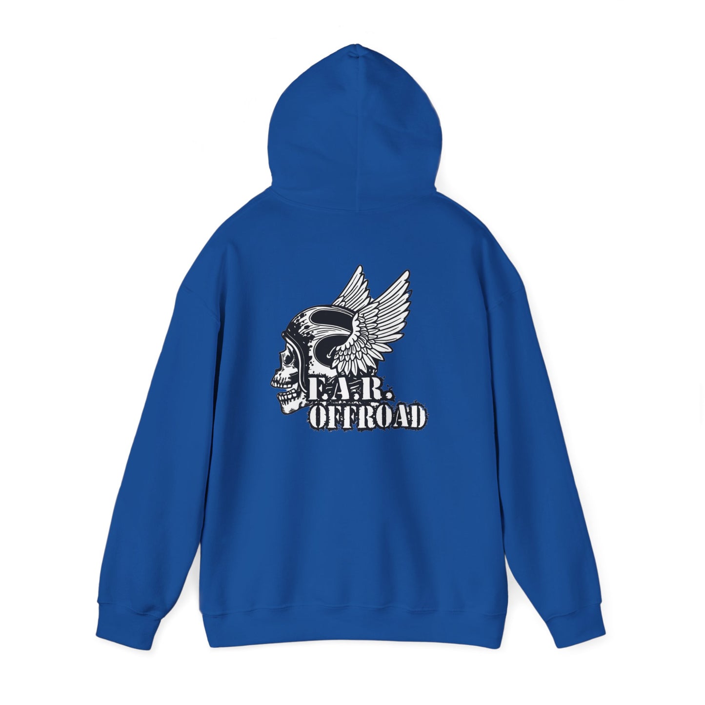 Far Offroad Skull Hoodie — Offroad Adventure Graphic Sweatshirt