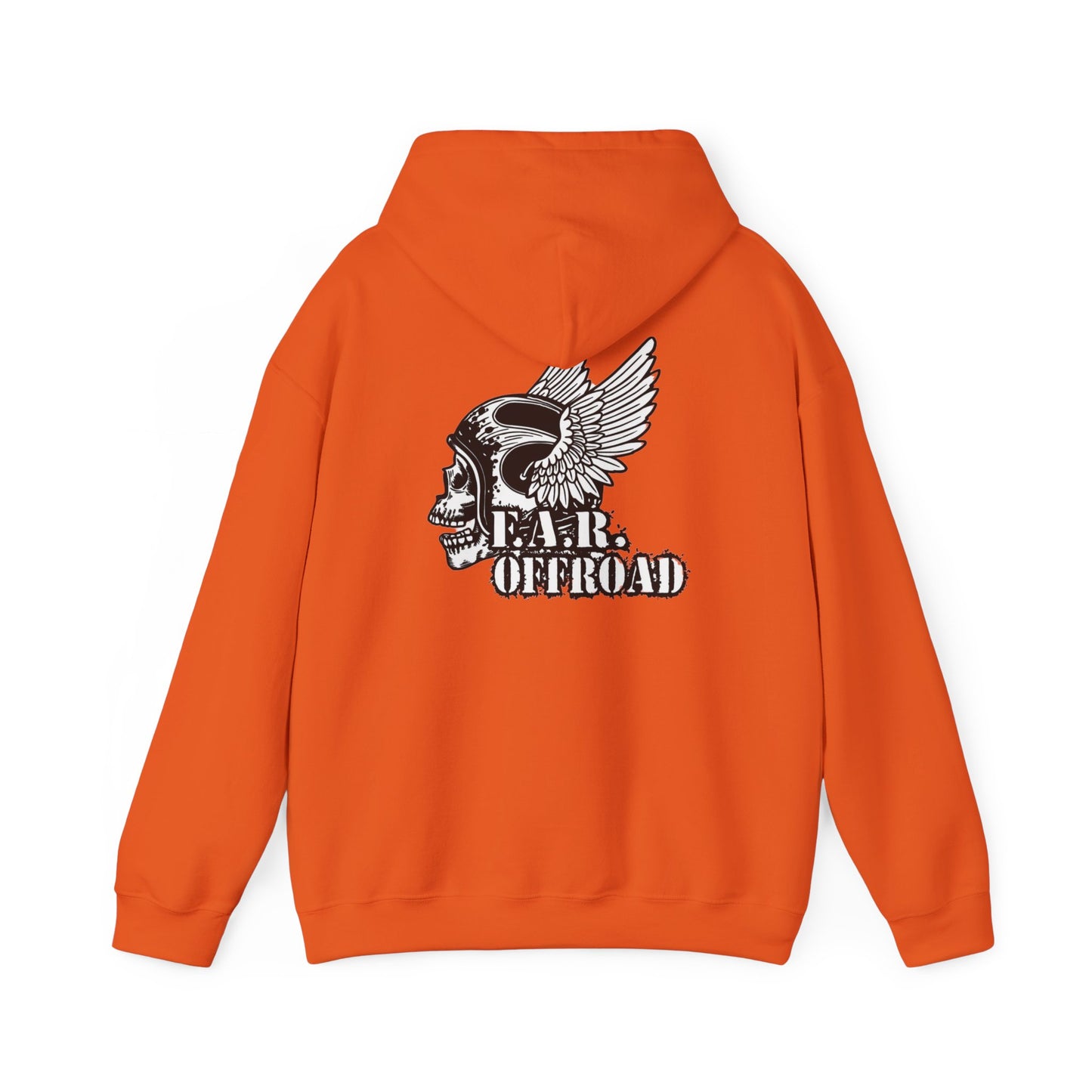 Far Offroad Skull Hoodie — Offroad Adventure Graphic Sweatshirt