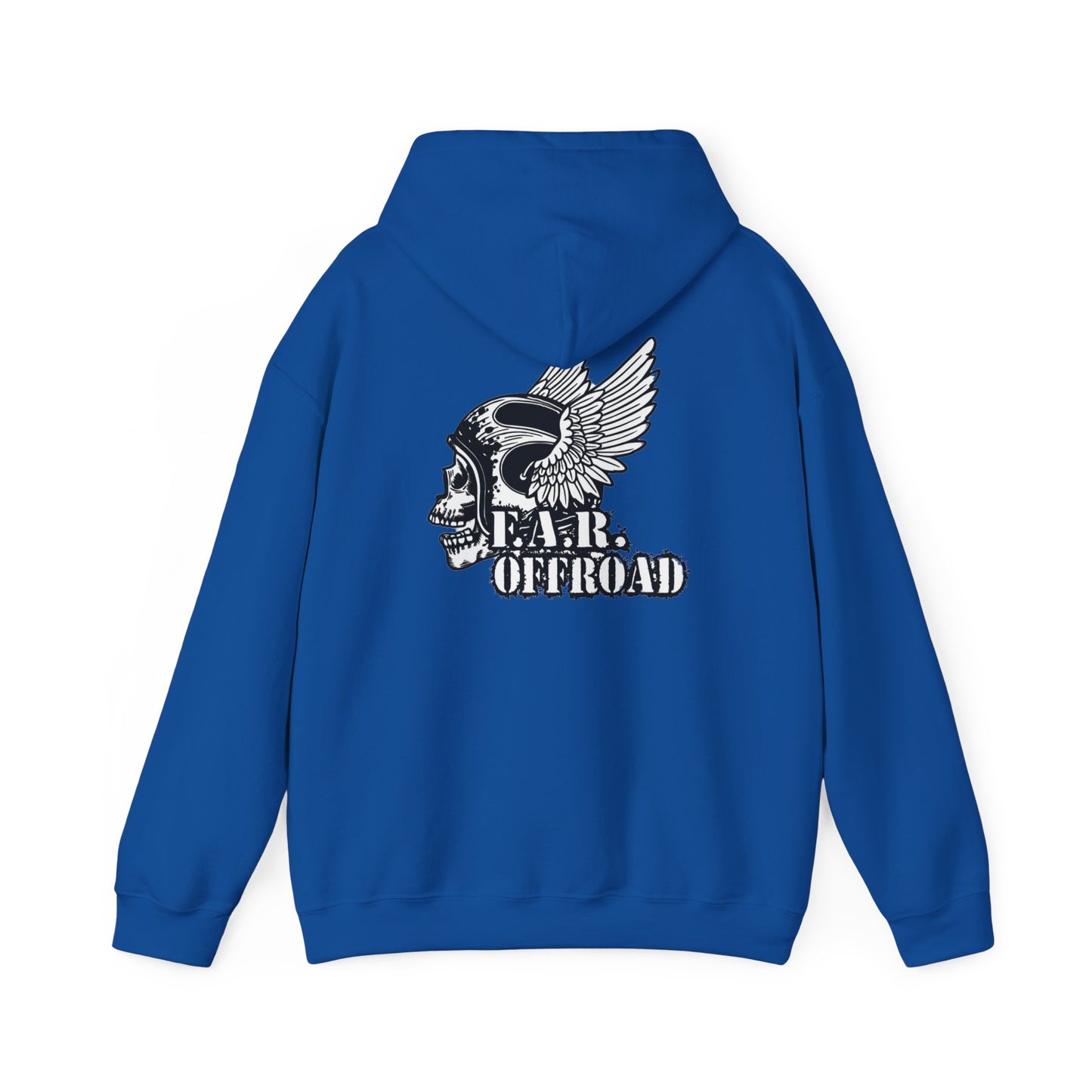 Far Offroad Skull Hoodie — Offroad Adventure Graphic Sweatshirt