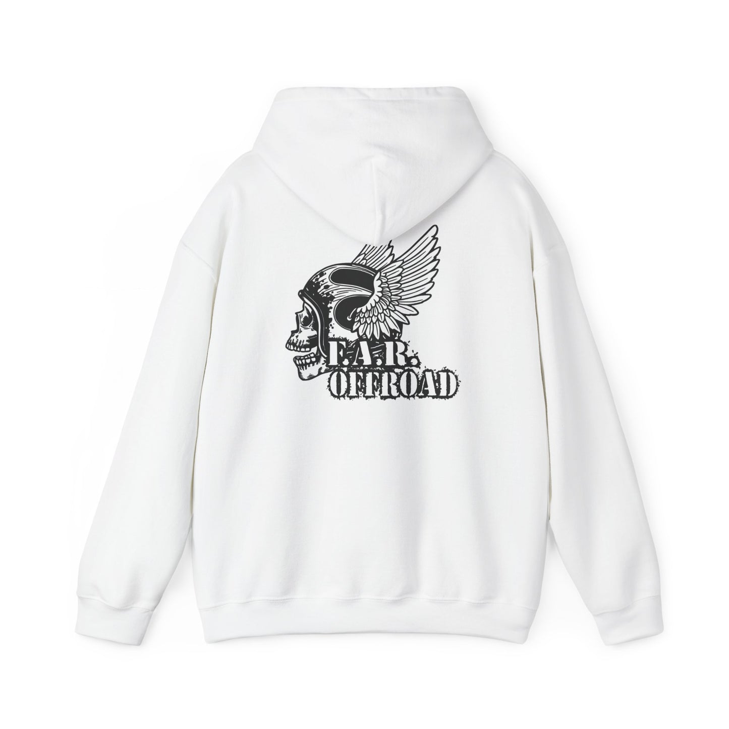 Far Offroad Skull Hoodie — Offroad Adventure Graphic Sweatshirt