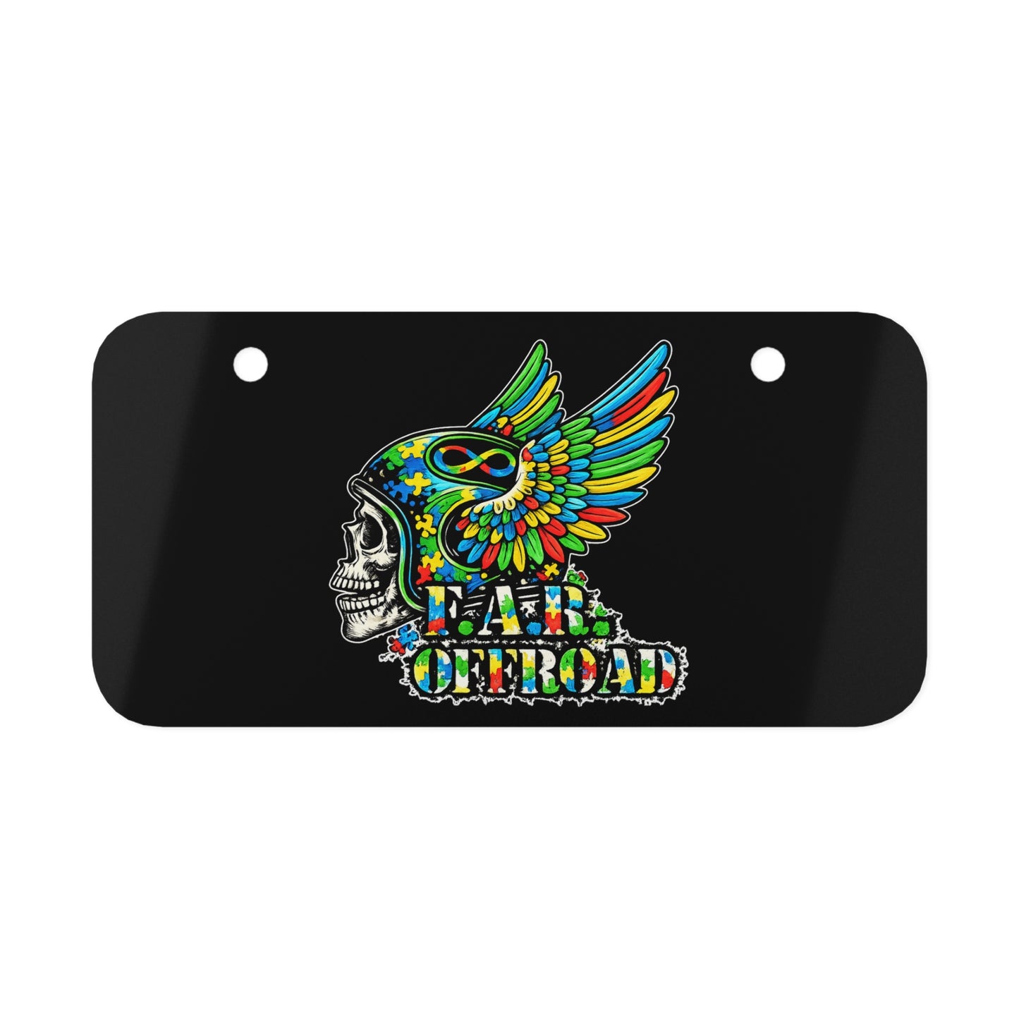 Autism Mini License Plate