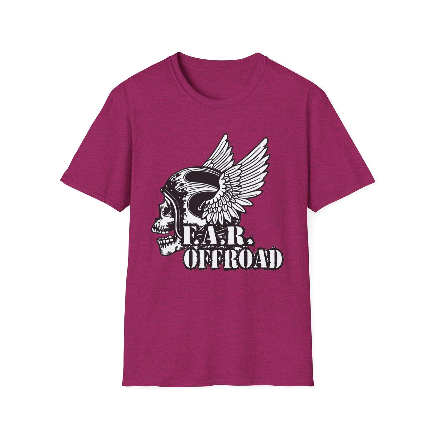 T-Shirt — Winged Skull 'F.A.R. Offroad' Graphic Tee