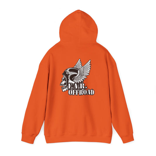 Far Offroad Skull Hoodie — Offroad Adventure Graphic Sweatshirt