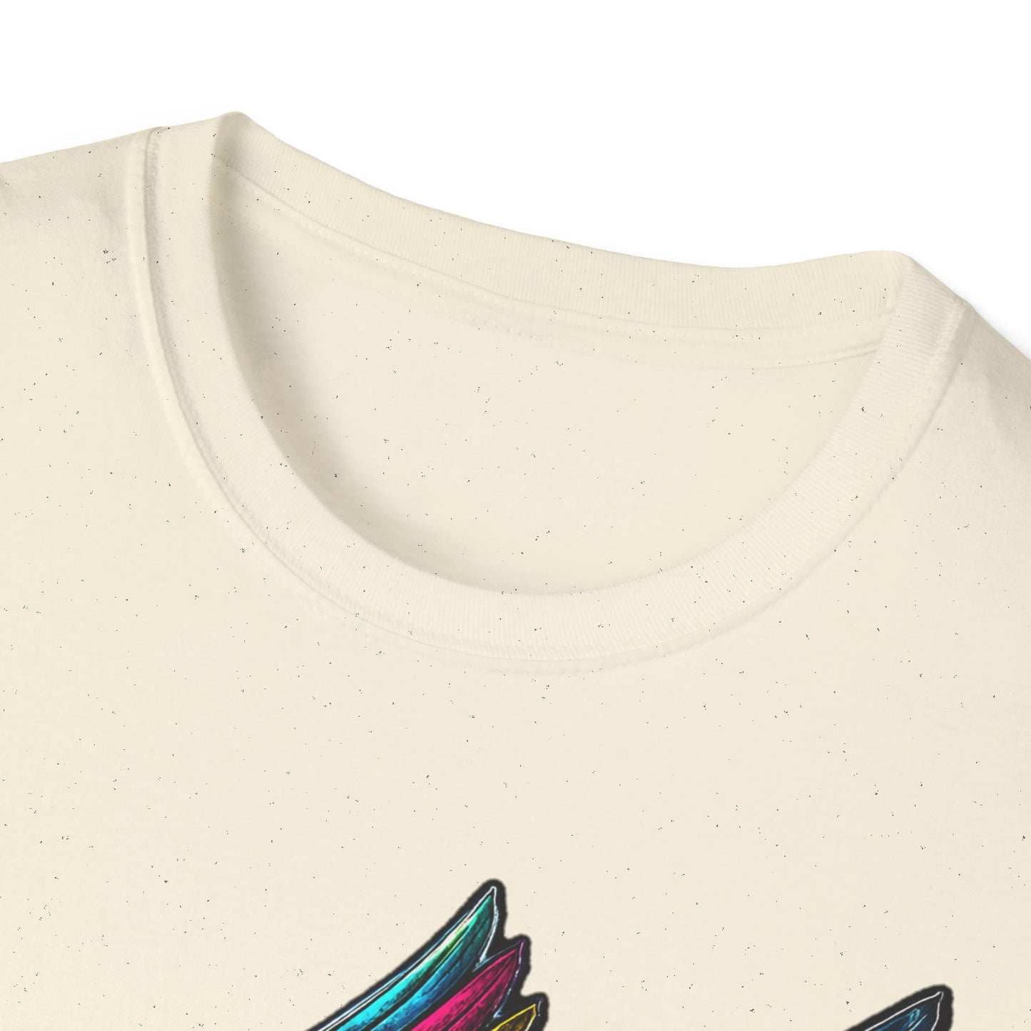 Far Offroad Skull Tee — Colorful Winged Skull Graphic T-Shirt