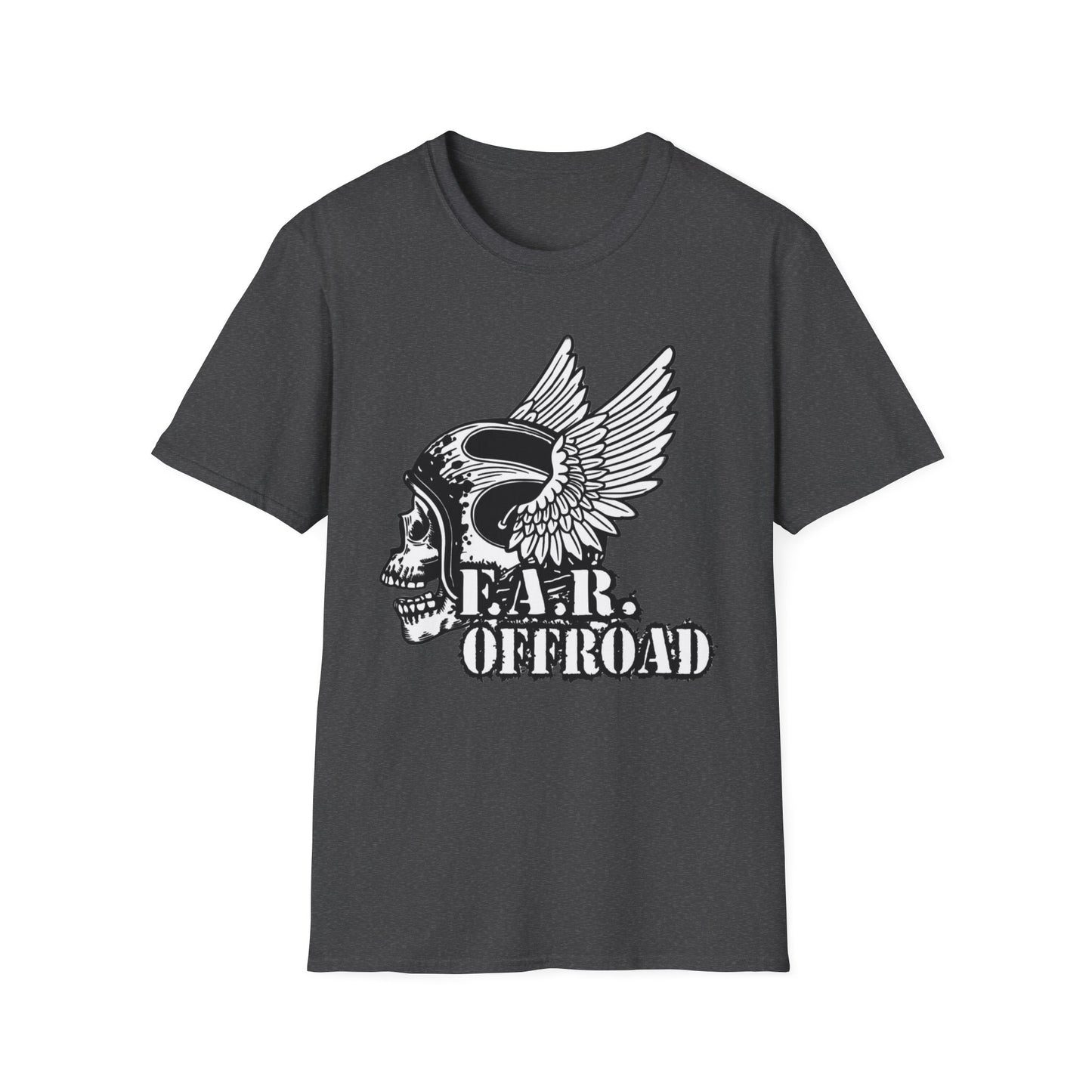 T-Shirt — Winged Skull 'F.A.R. Offroad' Graphic Tee