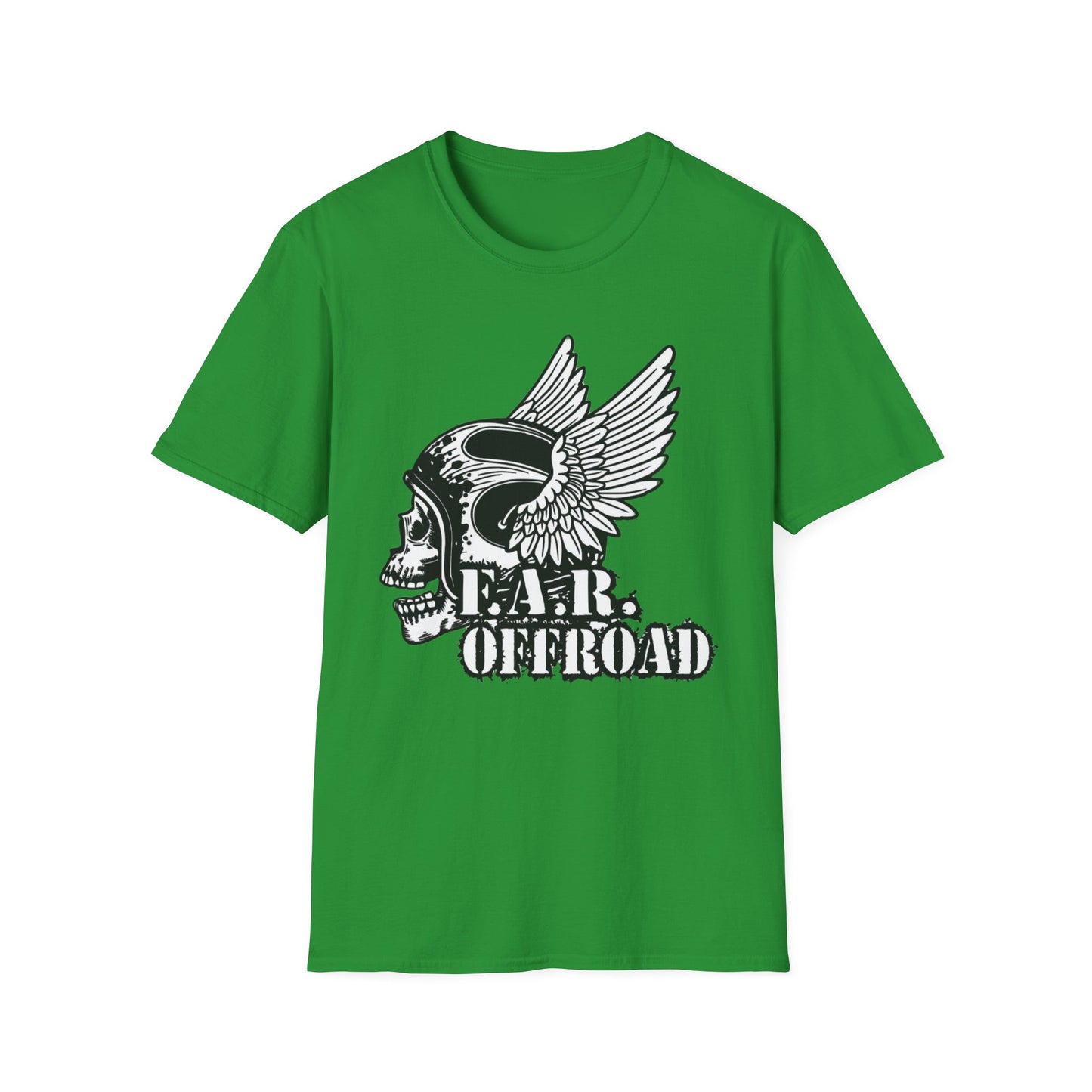 T-Shirt — Winged Skull 'F.A.R. Offroad' Graphic Tee
