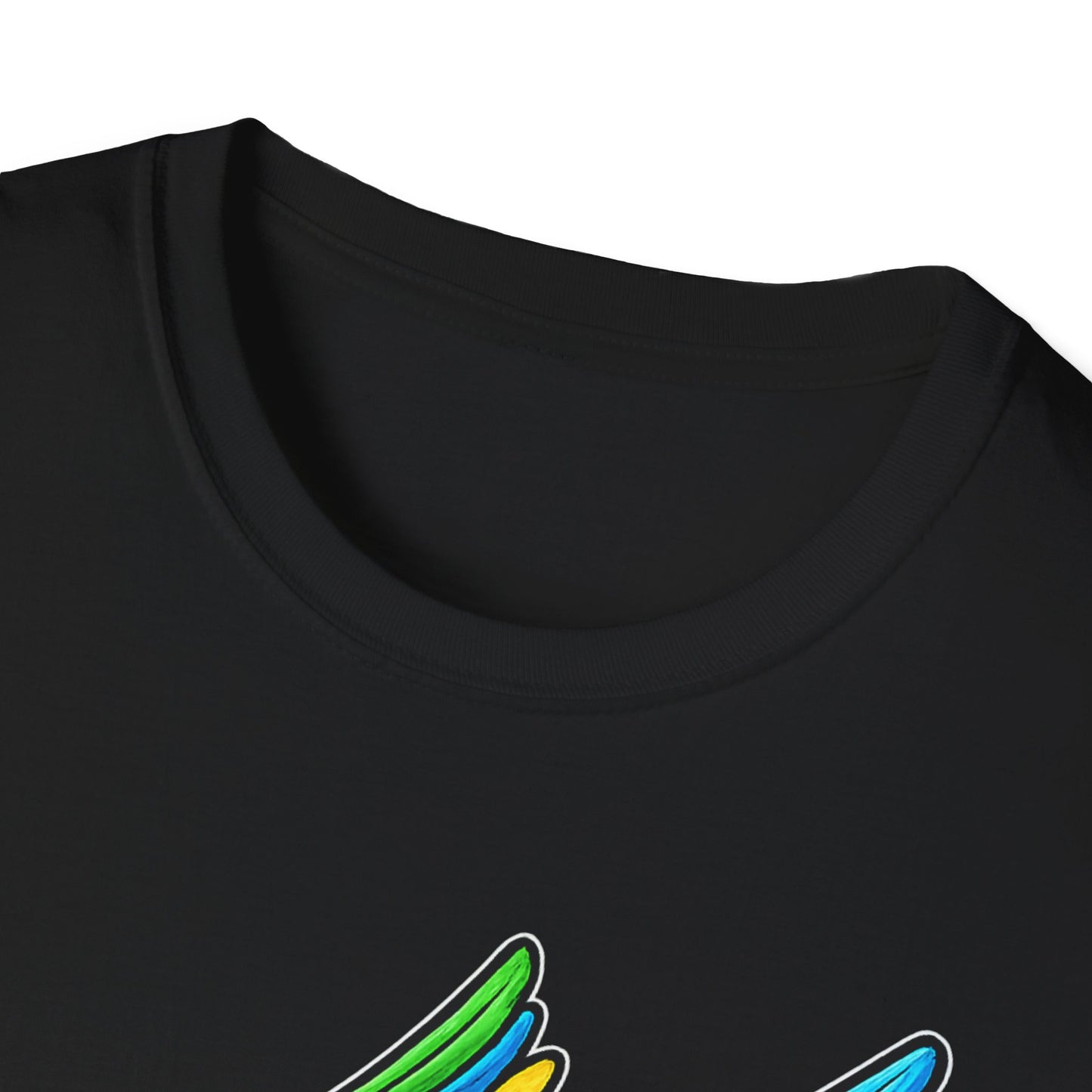 Skull Wing Helmet 'Autism Awareness' Graphic T-Shirt