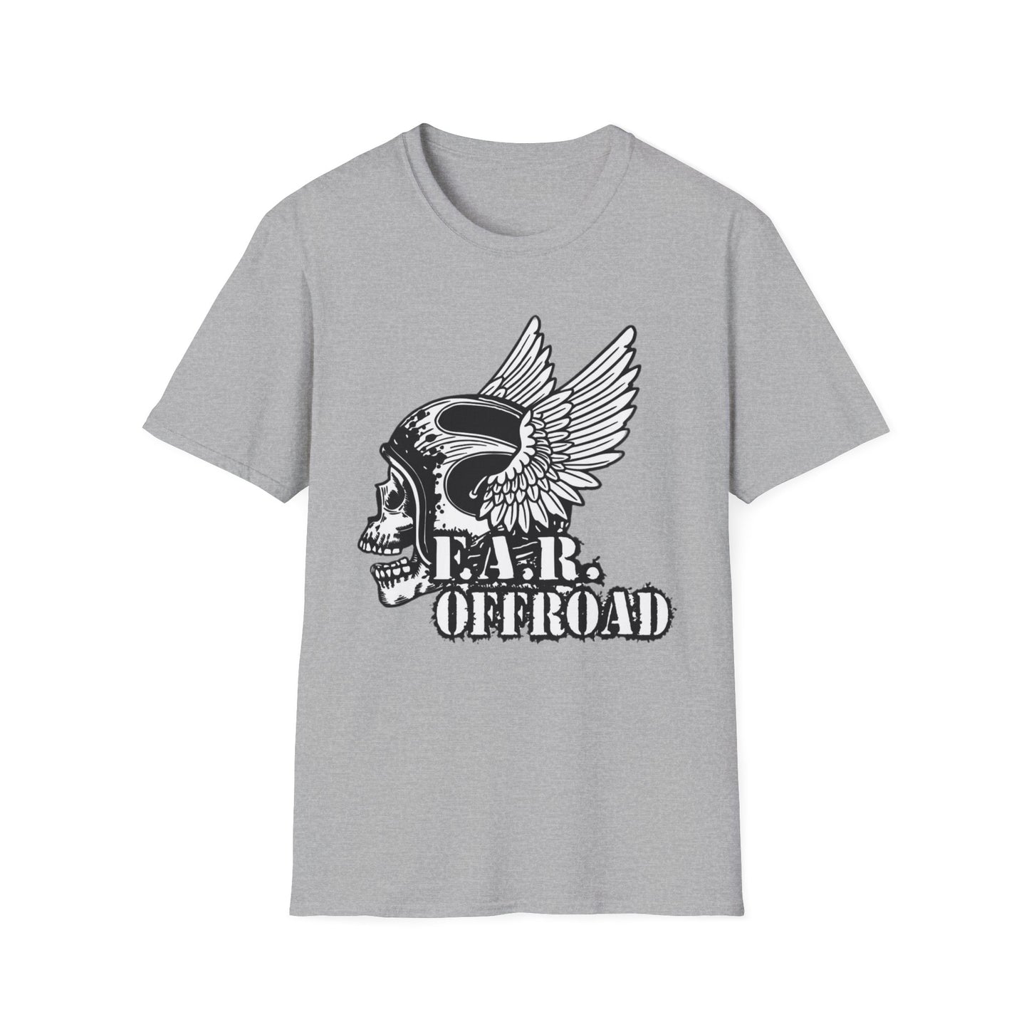 T-Shirt — Winged Skull 'F.A.R. Offroad' Graphic Tee