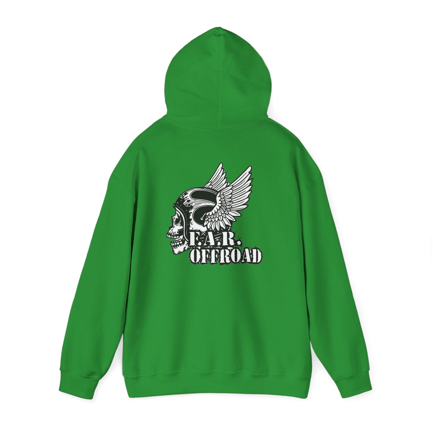 Far Offroad Skull Hoodie — Offroad Adventure Graphic Sweatshirt
