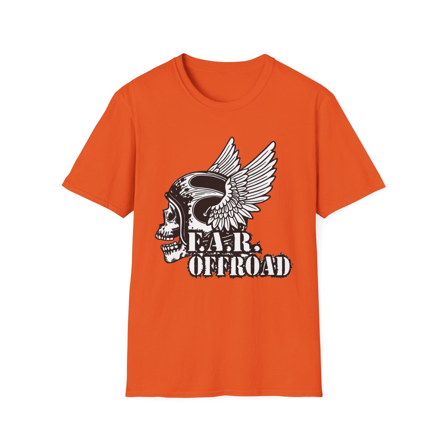T-Shirt — Winged Skull 'F.A.R. Offroad' Graphic Tee