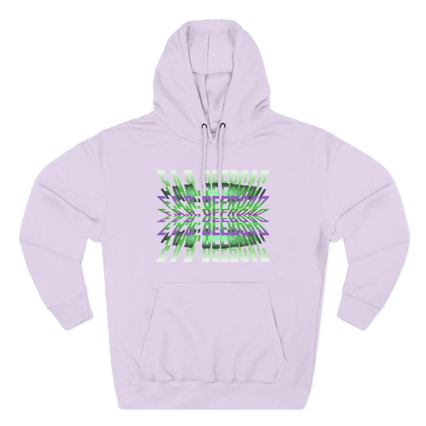 Three-Panel Fleece Hoodie — Automotive Custom Shop Graphic Hoodie (Custom: Cages Bumpers Kickers...)