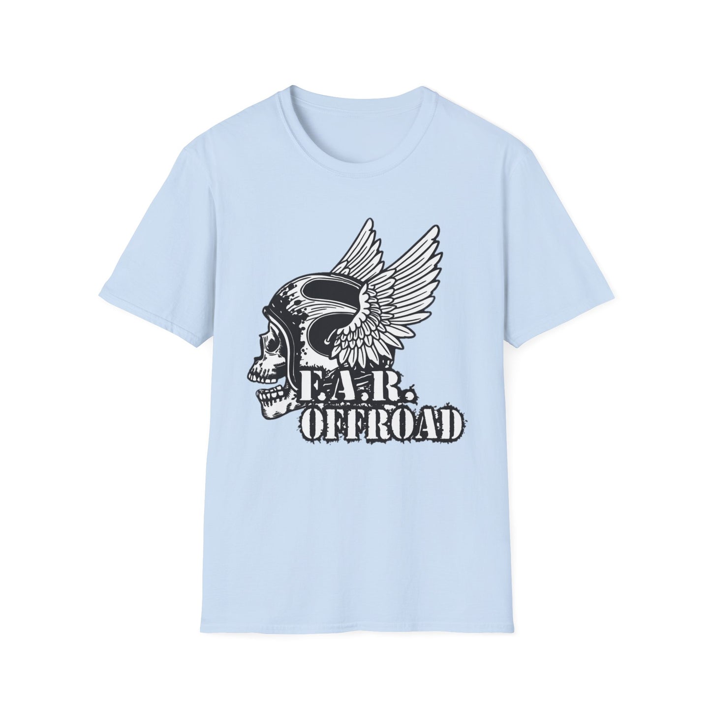 T-Shirt — Winged Skull 'F.A.R. Offroad' Graphic Tee