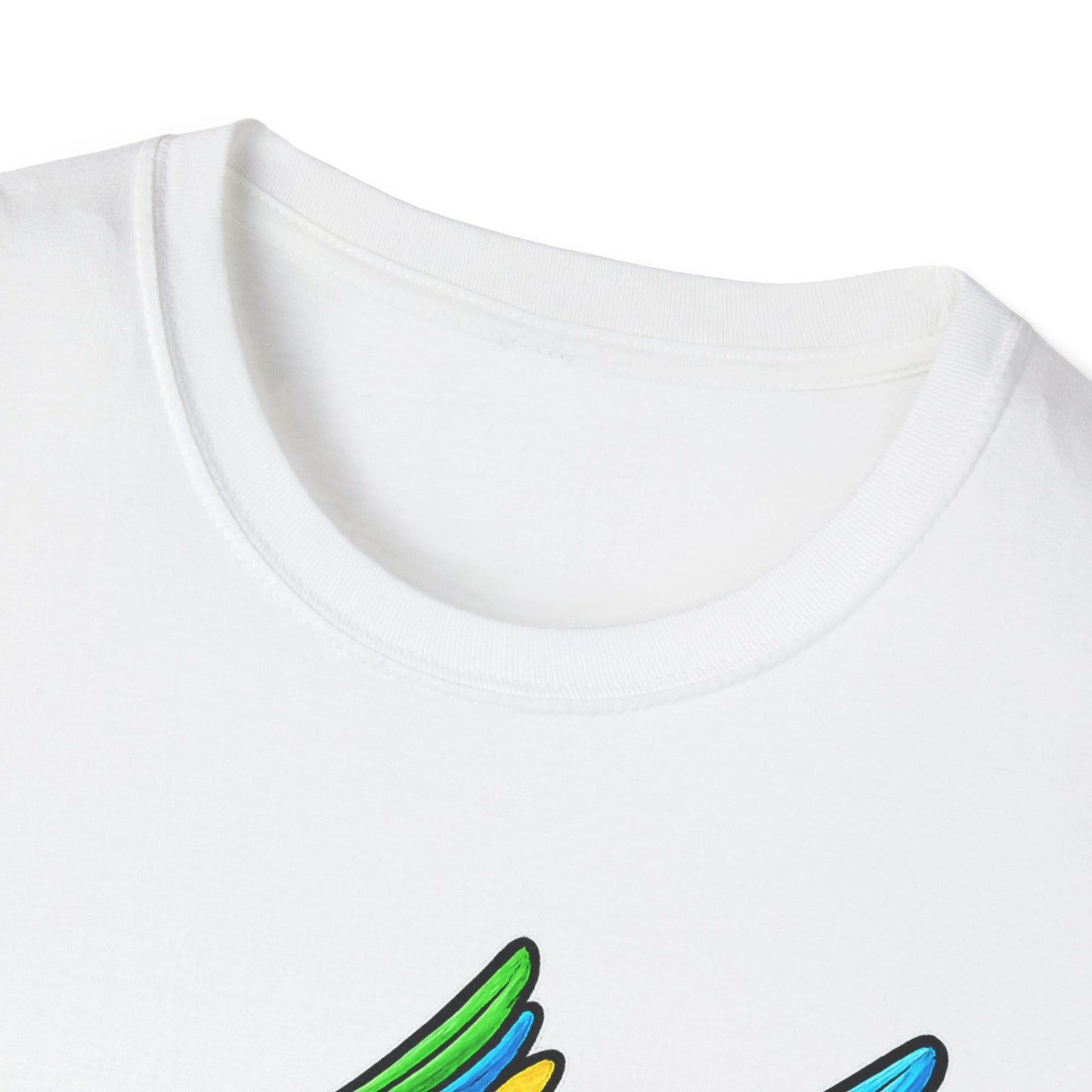 Skull Wing Helmet 'Autism Awareness' Graphic T-Shirt