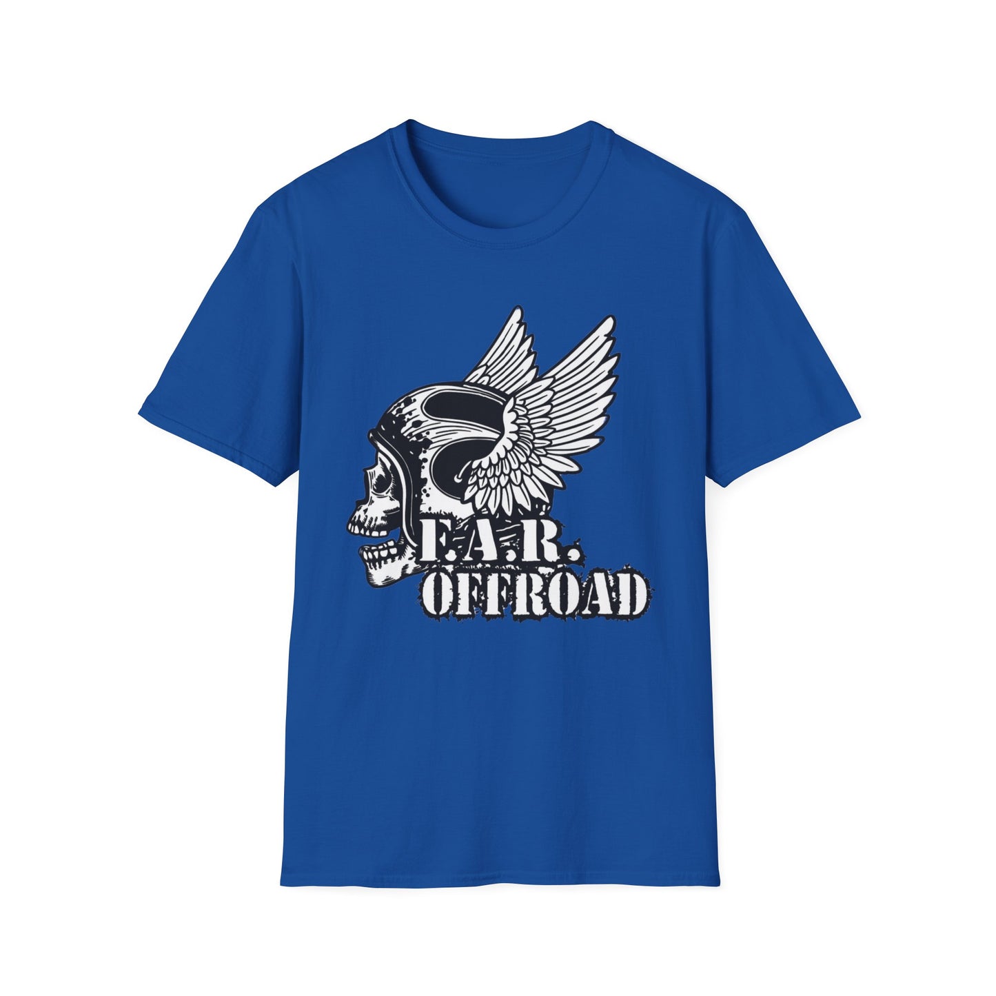 T-Shirt — Winged Skull 'F.A.R. Offroad' Graphic Tee