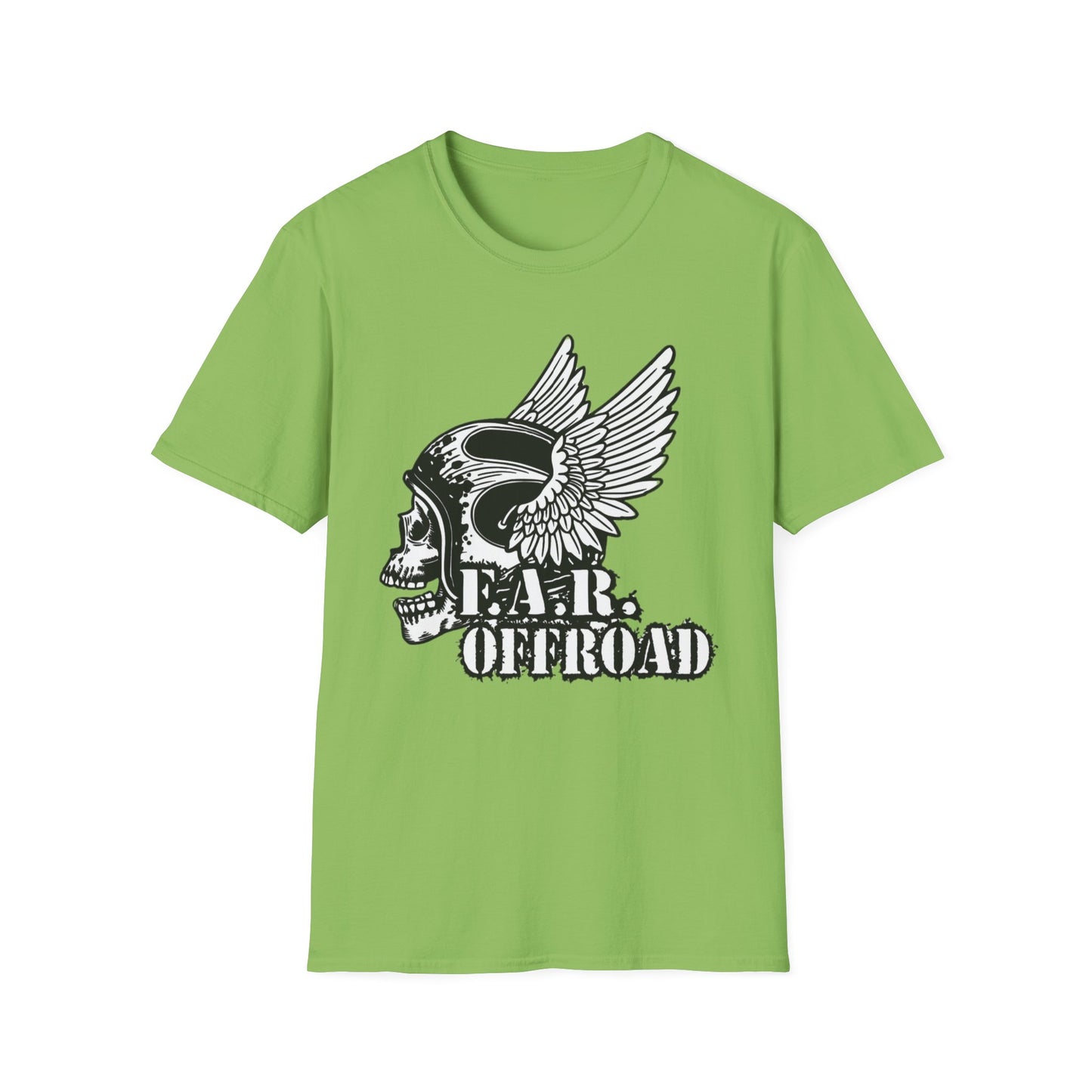 T-Shirt — Winged Skull 'F.A.R. Offroad' Graphic Tee