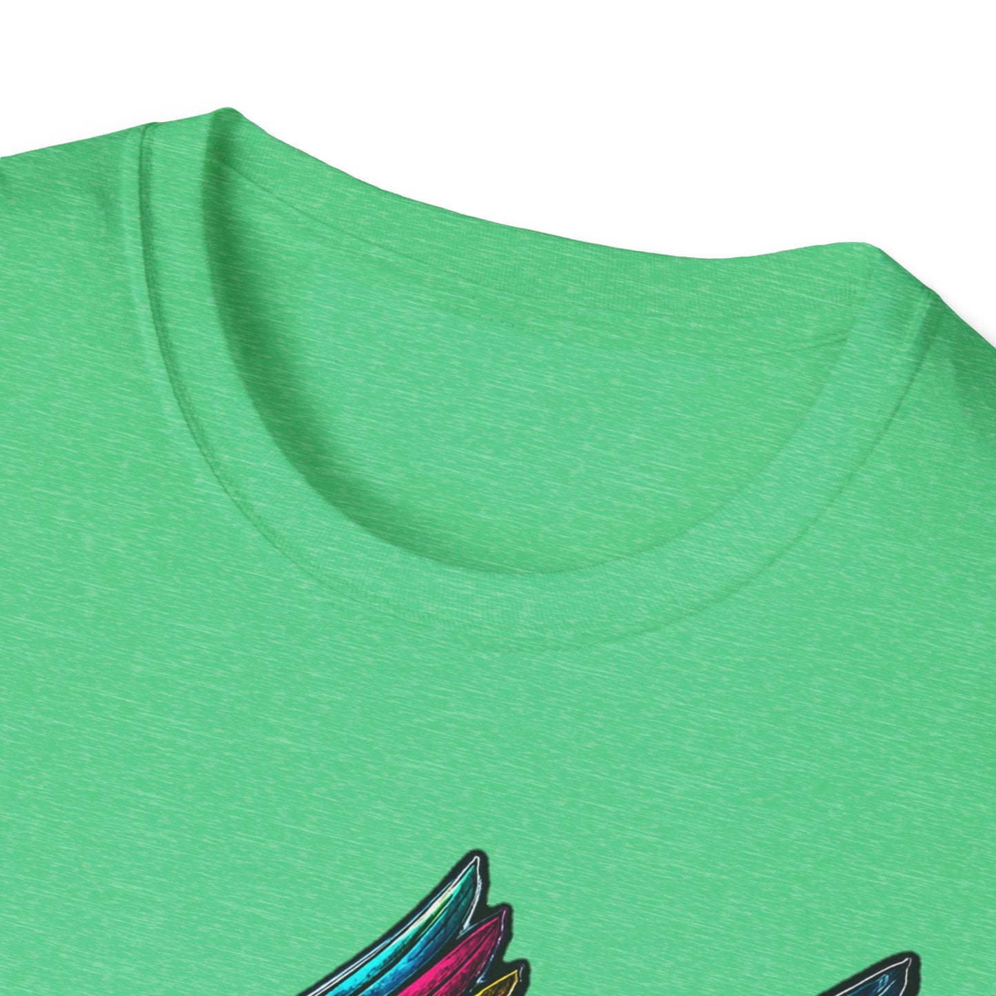 Far Offroad Skull Tee — Colorful Winged Skull Graphic T-Shirt