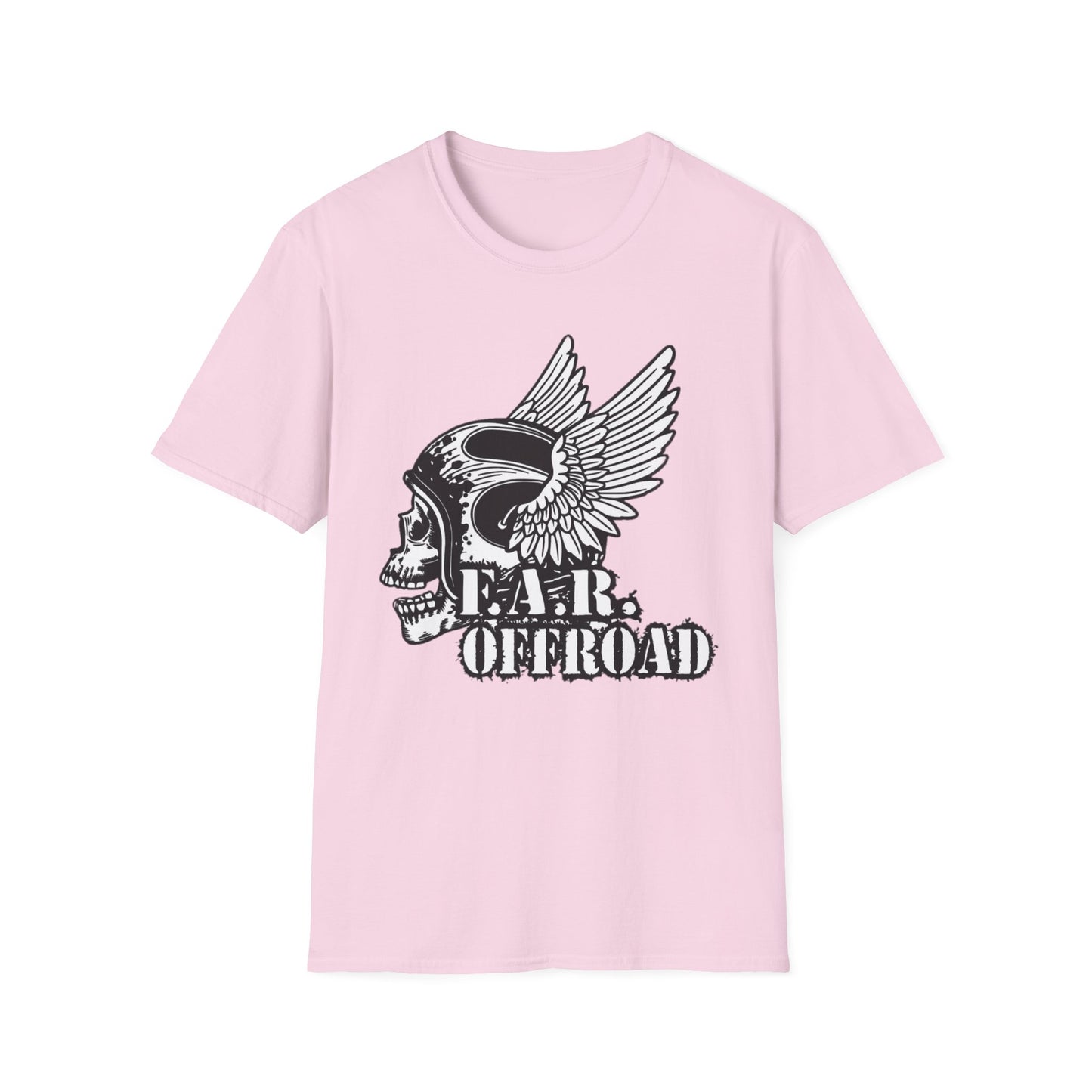 T-Shirt — Winged Skull 'F.A.R. Offroad' Graphic Tee