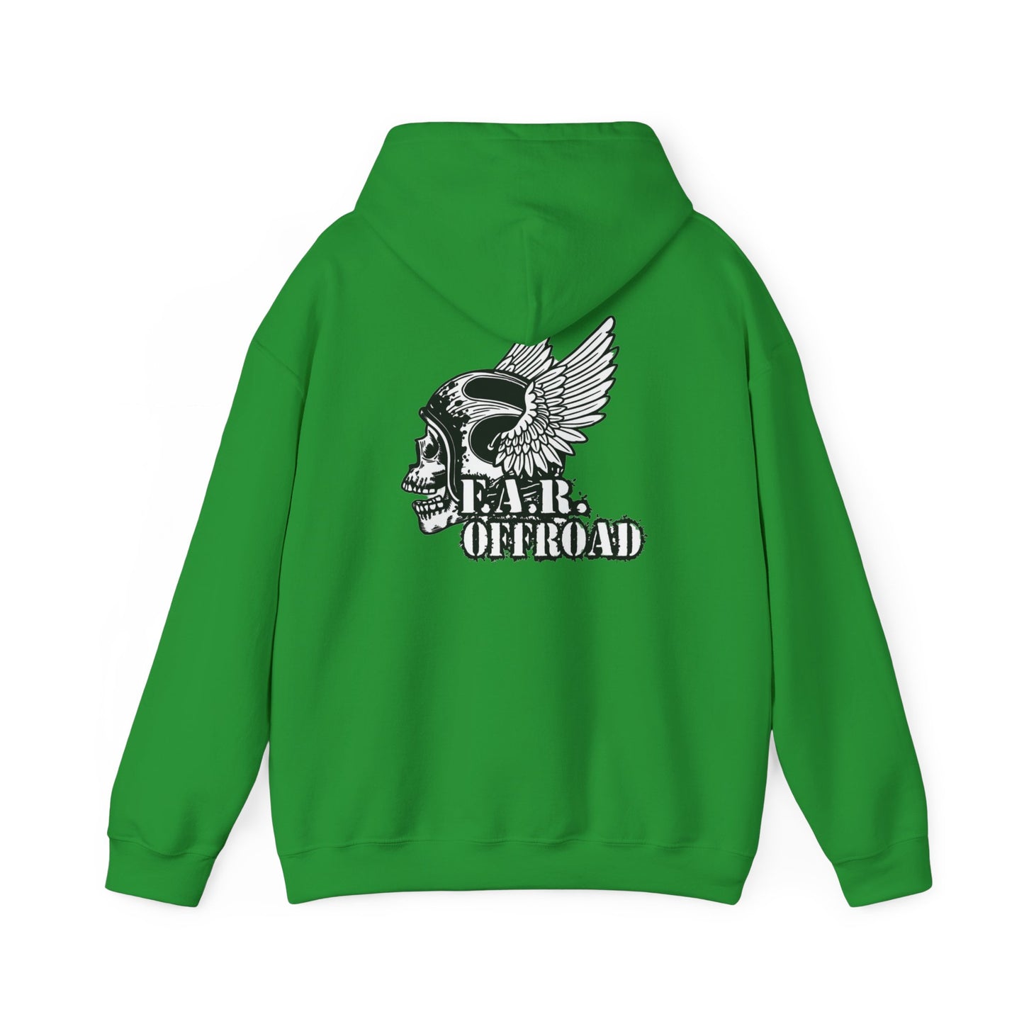 Far Offroad Skull Hoodie — Offroad Adventure Graphic Sweatshirt