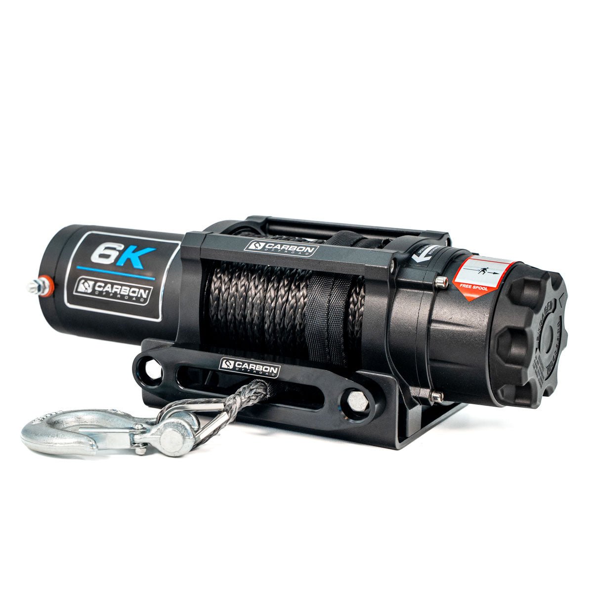 Carbon Offroad 6000lb ATV - Small 4X4 Winch